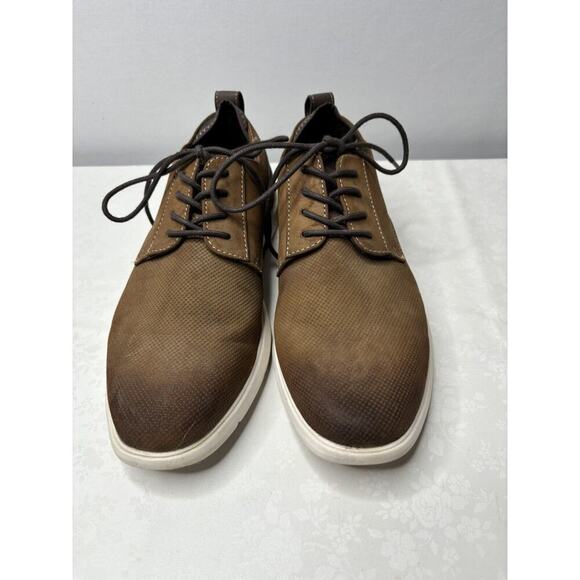 St. John's Bay Men's Lace-up Shoes Leather Brown 9 M - Picture 3 of 7